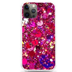 Pink Glitter, Cute, Girly, Glitter, Pink, Purple, Sparkle Iphone 12 Pro Max Tpu Uv Print Case by nateshop