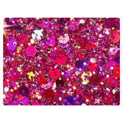 Pink Glitter, Cute, Girly, Glitter, Pink, Purple, Sparkle Premium Plush Fleece Blanket (extra Small) by nateshop