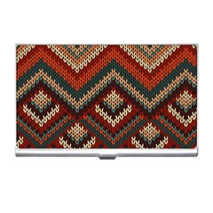 Fabric Abstract Pattern Fabric Textures, Geometric Business Card Holder