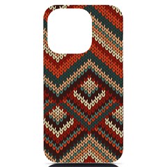 Fabric Abstract Pattern Fabric Textures, Geometric Iphone 14 Pro Black Uv Print Case by nateshop