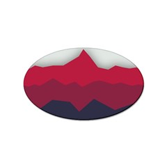 Minimalistic Colours, Minimal Colours, Pattern, Stoche Sticker Oval (10 Pack) by nateshop