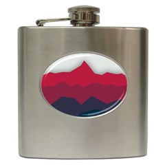 Minimalistic Colours, Minimal Colours, Pattern, Stoche Hip Flask (6 Oz) by nateshop