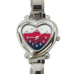 Minimalistic Colours, Minimal Colours, Pattern, Stoche Heart Italian Charm Watch by nateshop