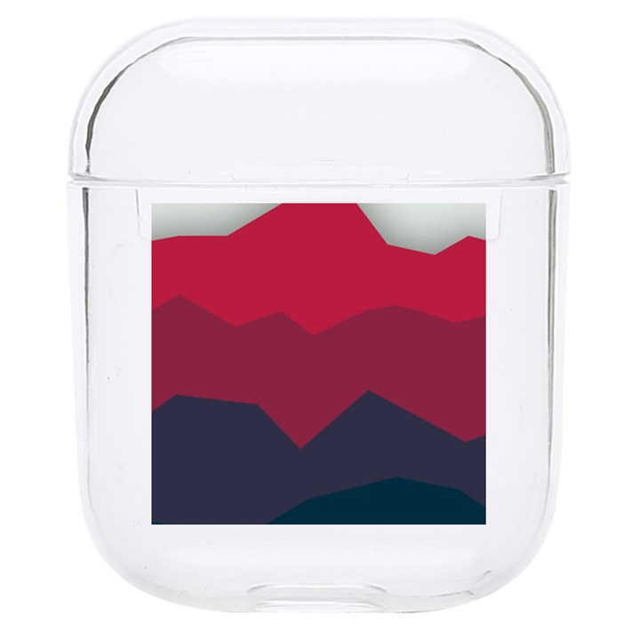 Minimalistic Colours, Minimal Colours, Pattern, Stoche Hard PC AirPods 1/2 Case