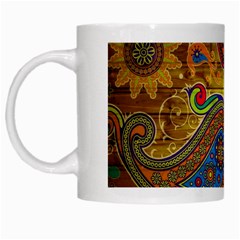 Pattern, Abstract Pattern, Colorful, White Mug by nateshop