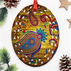 Pattern, Abstract Pattern, Colorful, Ornament (oval Filigree) by nateshop