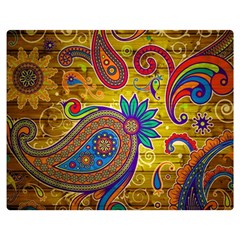 Pattern, Abstract Pattern, Colorful, Two Sides Premium Plush Fleece Blanket (medium) by nateshop