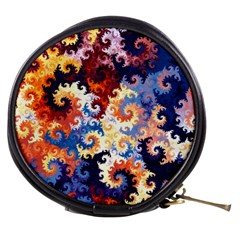 Spirals, Colorful, Pattern, Patterns, Twisted Mini Makeup Bag by nateshop