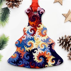 Spirals, Colorful, Pattern, Patterns, Twisted Christmas Tree Ornament (two Sides) by nateshop