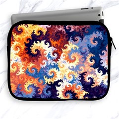 Spirals, Colorful, Pattern, Patterns, Twisted Apple Ipad 2/3/4 Zipper Cases by nateshop