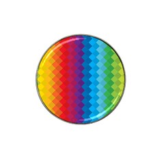 Rainbow Beautiful Seamless Pattern Hat Clip Ball Marker by Cemarart