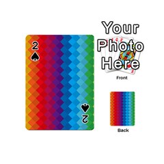 Rainbow Beautiful Seamless Pattern Playing Cards 54 Designs (mini)