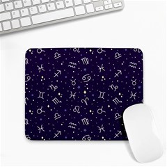 Zodiac Symbols Sign And Stars Pattern Seamless Pattern Small Mousepad by Cemarart