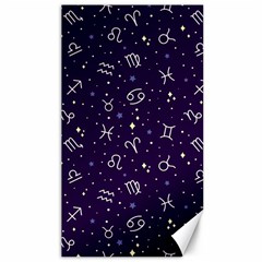 Zodiac Symbols Sign And Stars Pattern Seamless Pattern Canvas 40  X 72  by Cemarart