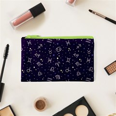 Zodiac Symbols Sign And Stars Pattern Seamless Pattern Cosmetic Bag (xs) by Cemarart