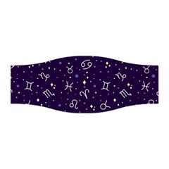 Zodiac Symbols Sign And Stars Pattern Seamless Pattern Stretchable Headband by Cemarart