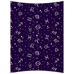 Zodiac Symbols Sign And Stars Pattern Seamless Pattern Back Support Cushion by Cemarart