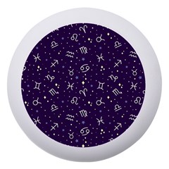 Zodiac Symbols Sign And Stars Pattern Seamless Pattern Dento Box With Mirror by Cemarart