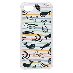 Seamless Vector Pattern With Little Cute Fish Cartoon Iphone Se by Cemarart