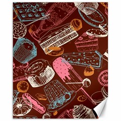 Sweet Food Seamless Pattern Canvas 16  X 20  by Cemarart