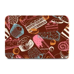 Sweet Food Seamless Pattern Plate Mats by Cemarart