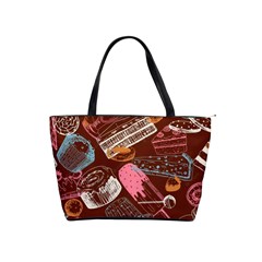 Sweet Food Seamless Pattern Classic Shoulder Handbag by Cemarart