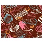 Sweet Food Seamless Pattern Premium Plush Fleece Blanket (Medium) 60 x50  Blanket Front