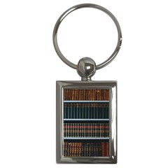 Books Bookshelf Library Education Key Chain (rectangle) by Grandong