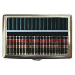 Books Bookshelf Library Education Cigarette Money Case by Grandong