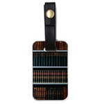 Books Bookshelf Library Education Luggage Tag (one side) Front