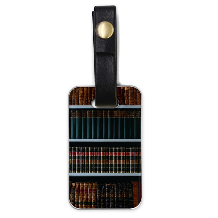 Books Bookshelf Library Education Luggage Tag (one side)