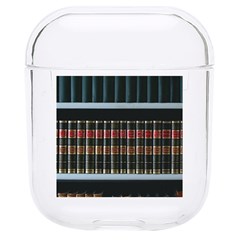 Books Bookshelf Library Education Hard Pc Airpods 1/2 Case by Grandong