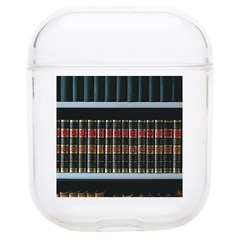 Books Bookshelf Library Education Soft Tpu Airpods 1/2 Case by Grandong