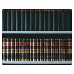 Books Bookshelf Library Education Premium Plush Fleece Blanket (medium)