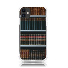 Books Bookshelf Library Education Iphone 11 Tpu Uv Print Case by Grandong