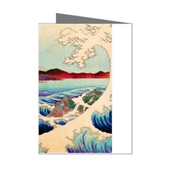 Wave Japanese Mount Fuji Mini Greeting Cards (pkg Of 8) by Grandong