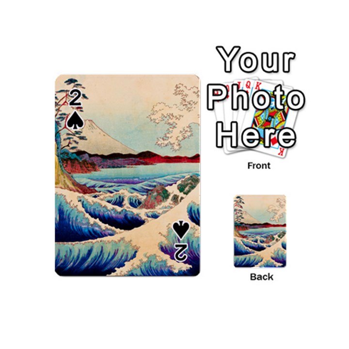 Wave Japanese Mount Fuji Playing Cards 54 Designs (Mini)