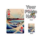 Wave Japanese Mount Fuji Playing Cards 54 Designs (Mini) Front - Heart2