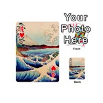 Wave Japanese Mount Fuji Playing Cards 54 Designs (Mini) Front - Heart4