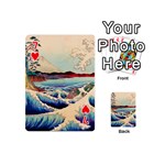 Wave Japanese Mount Fuji Playing Cards 54 Designs (Mini) Front - Heart7