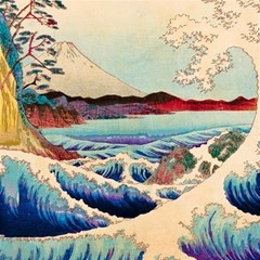 Wave Japanese Mount Fuji Play Mat (square) by Grandong