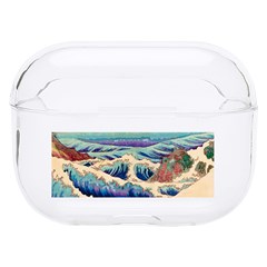 Wave Japanese Mount Fuji Hard Pc Airpods Pro Case by Grandong