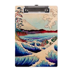 Wave Japanese Mount Fuji A5 Acrylic Clipboard by Grandong