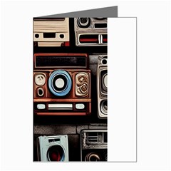 Retro Cameras Old Vintage Antique Greeting Cards (pkg Of 8) by Grandong