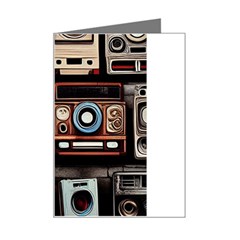 Retro Cameras Old Vintage Antique Mini Greeting Card by Grandong