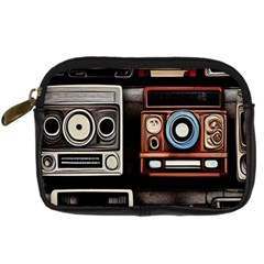 Retro Cameras Old Vintage Antique Digital Camera Leather Case by Grandong