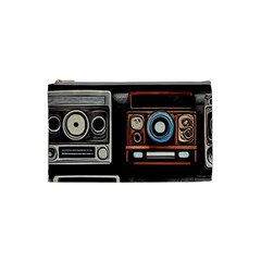 Retro Cameras Old Vintage Antique Cosmetic Bag (small) by Grandong