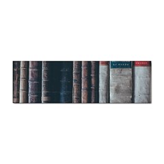 Aged Bookcase Books Bookshelves Sticker (bumper) by Grandong