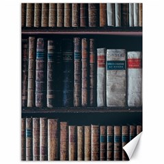 Aged Bookcase Books Bookshelves Canvas 18  X 24  by Grandong