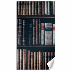 Aged Bookcase Books Bookshelves Canvas 40  X 72  by Grandong